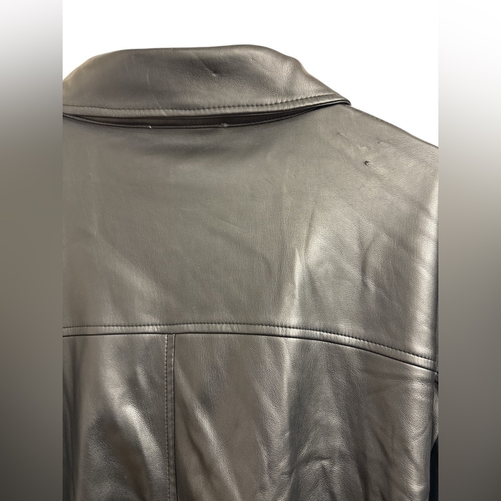 Primark Classic Black Leather Jacket - Picture 5 of 5
